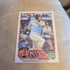 2023 Topps Holiday #H194 Wander Franco Tampa Bay Rays