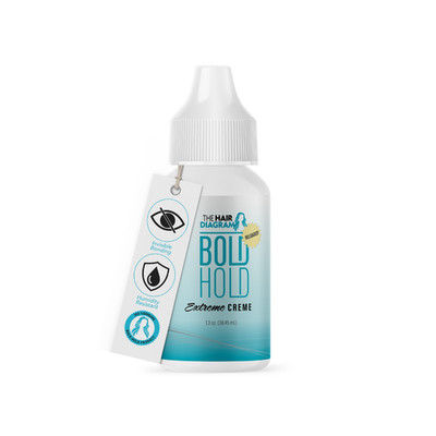 The Hair Diagram Bold Hold Extreme Creme Lace Wig Glue, Strong Hold - 1.3oz