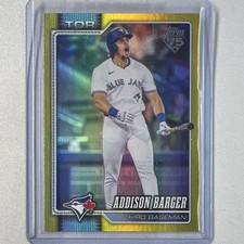 2026 Topps Series 1 Addison Barger Gold Toronto Blue Jays #241 /399