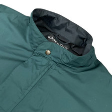 DryJoys x FootJoy FJ Men's 1/4 Zip Rain/Wind Pullover Golf Jacket Green Large