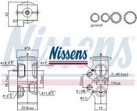 Nissens 999428 Expansionsventil FüR Klimaanlage Expansionsventil
