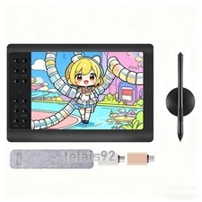 Drawing Tablet, 10x6  Digital Art with Battery-Free Stylus, 8192 Pen Pressure US