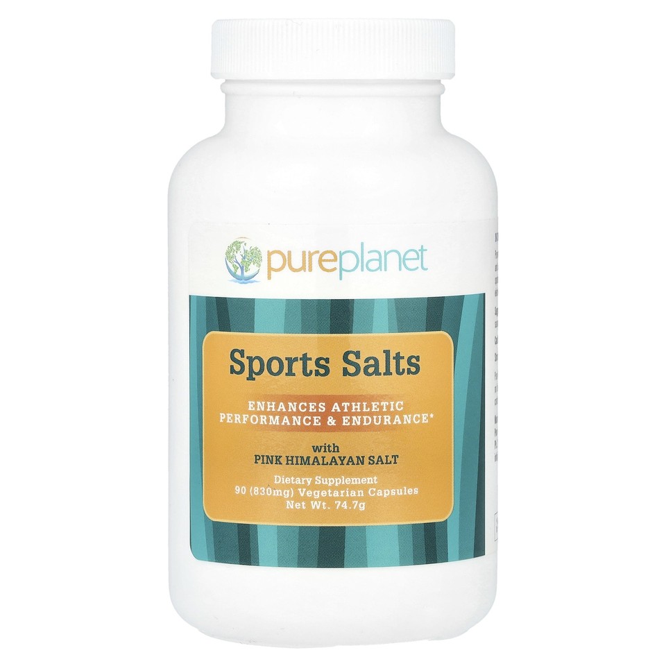 Pure Planet Sports Salts 1000 mg 90 Veggie Caps All-Natural