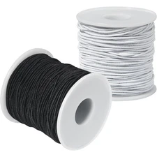 Elastic String for Bracelies Making 2 Rolls 1.2mm Stretchy Cord Jewelry String