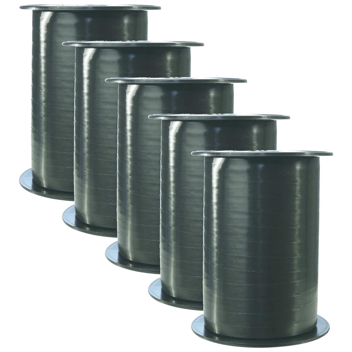 Ruban Bolduc lisse noir 500m x 7mm Clairefontaine : décorez vos paquets de Noël