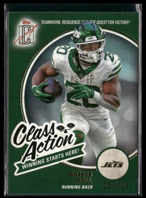 #CA-19 Breece Hall #/225 2025 Topps Signature Class Class Action