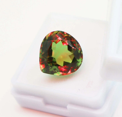 7.90 Ct Natural Alexandrite Color-Changing Pear Cut GIE Certified Loose Gemstone