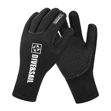3mm Neoprene Diving Gloves Five Finger Glove Cold-Proof Water Gloves for