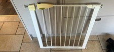 Lindam Baby Gate White Wall Fixed Child Safety Stair Gate