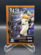 2025 Bowman Scouts Top 100 Chrome Jeferson Quero #BTP-43 Orange /25