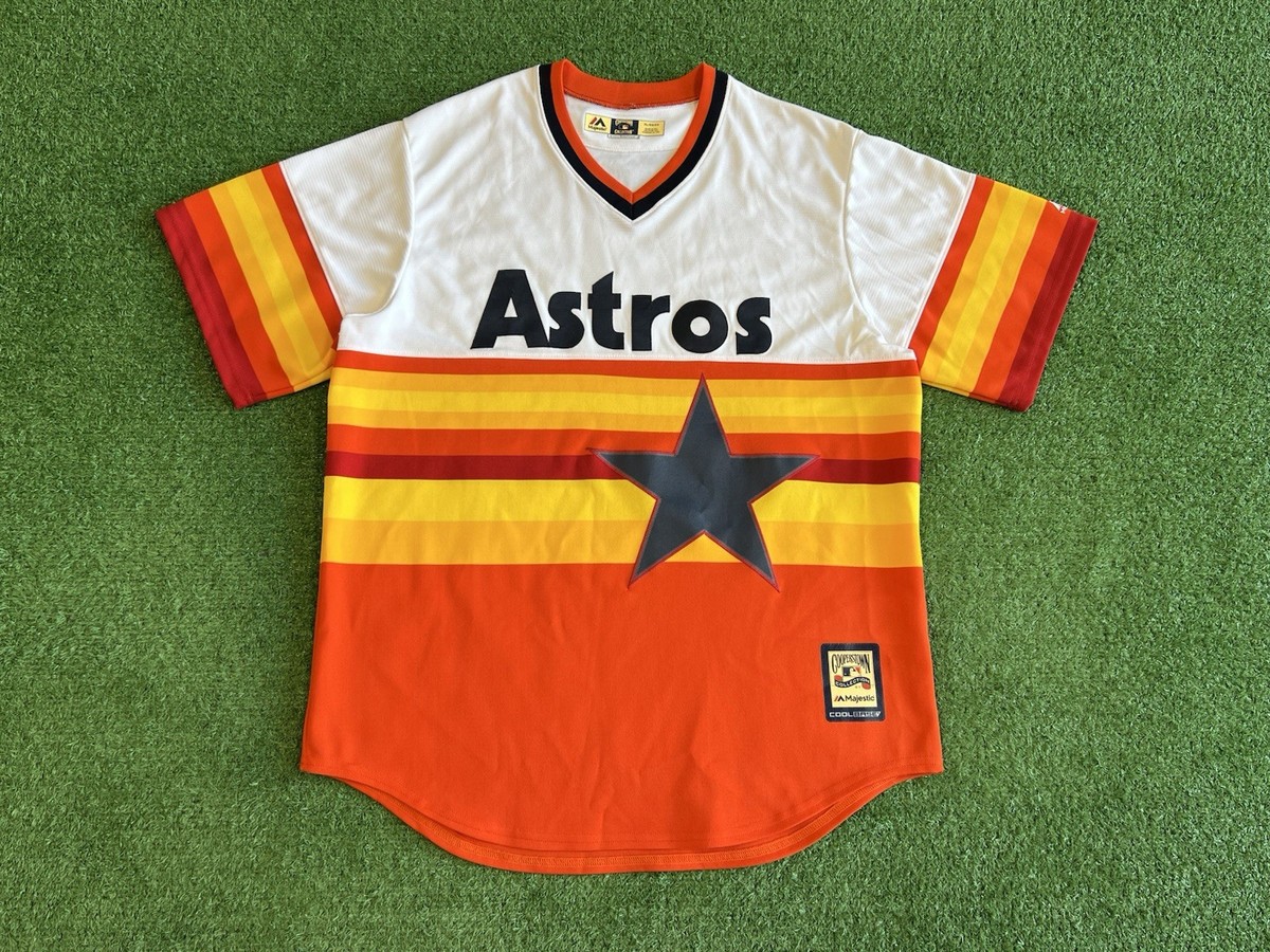 Houston Astros MLB Baseball Jersey Size XL Majestic Cooperstown