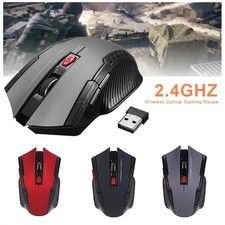 2.4GHz Wireless Mouse 6 Button USB Receiver O...