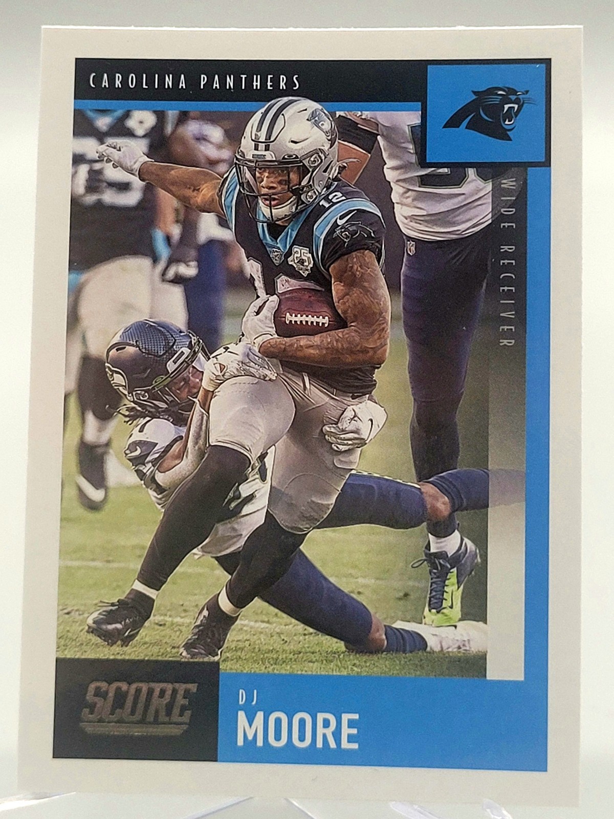2020 SCORE DJ MOORE FOOTBALL CARD PANTHERS NFL 257 PANINI