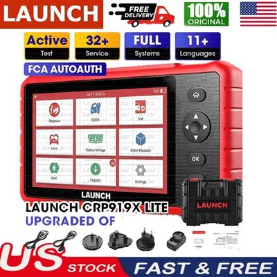 LAUNCH CRP919X Lite Car Bi-directional All System Diagnostic Scanner Active Test