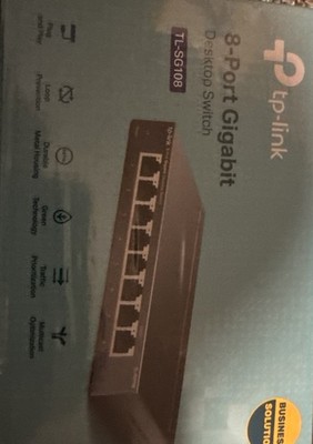 TP-Link TL-SG608E 8 Port Gigabit Switch  NEW 