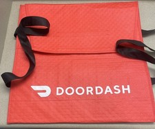 DoorDash XL Insulated Pizza Delivery Bag 19x19x5" Heat Food Tote