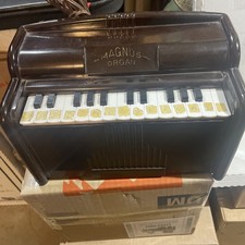 Vintage Magnus Organ nr 1510 Blat Akord elektryczny Bakelit Stan roboczy