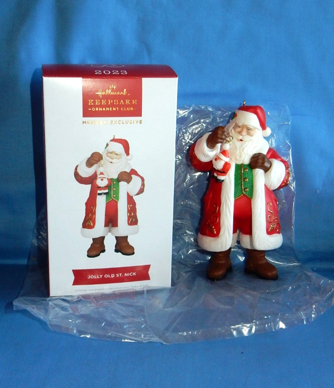 Hallmark 2023 Jolly Old St. Nick Member Exclusive Christmas Ornament NIB
