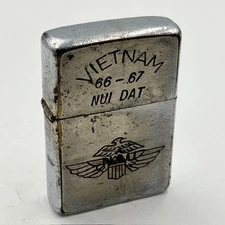 Zippo Vietnam 1966 US Army Parachutist Badge Military Collectible Used