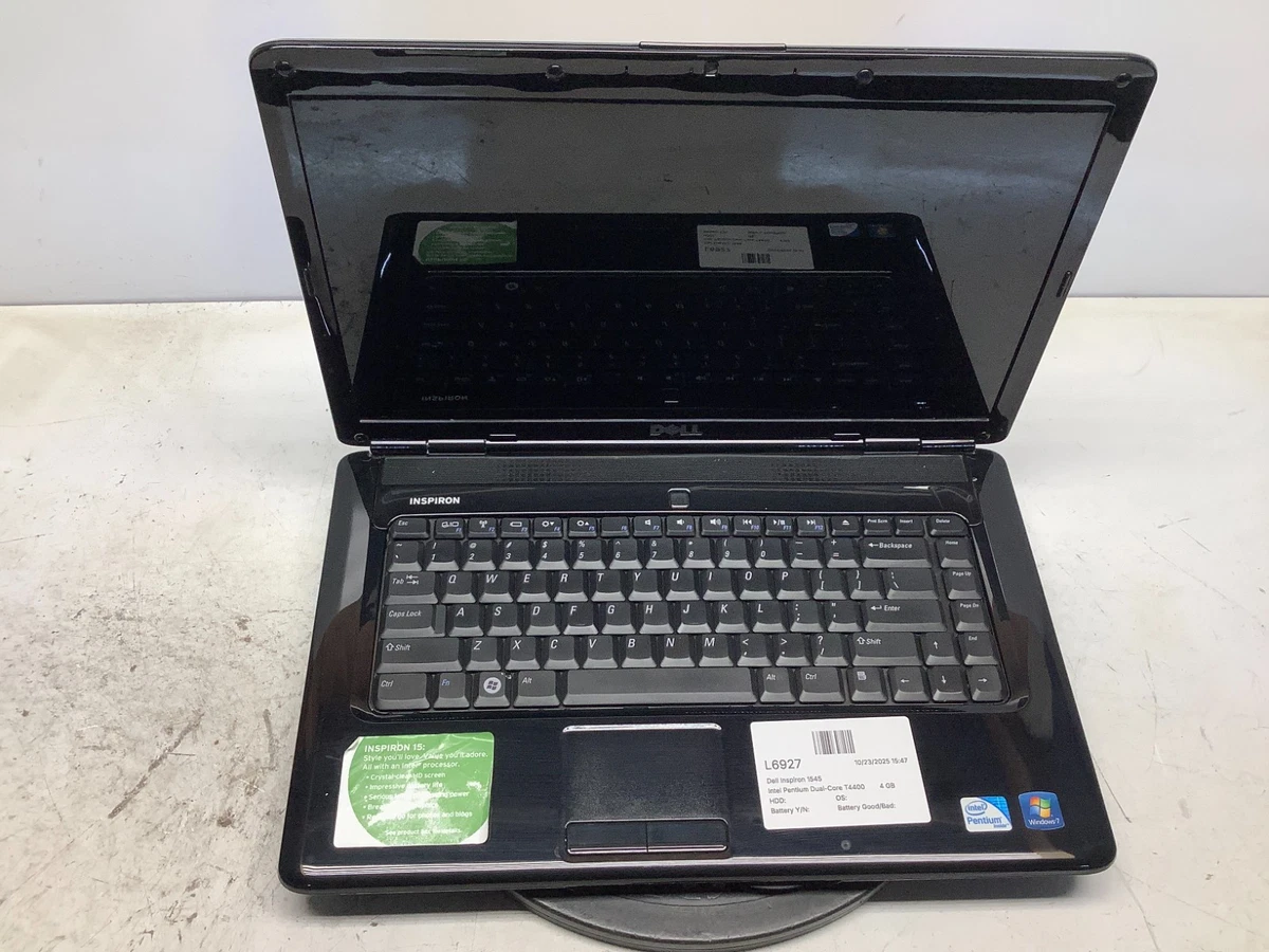 お譲りします。DELL inspiron 1545。　 最新　Windows10　 vol 10 DELL INSPIRON 1545 LAPTOP PURPLE WINDOWS 10 VINTAGE 2.1GHZ 2GB RAM
