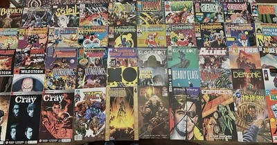 Mixed Lot of 50 Comic Books - Marvel, DC, Indie Higher Grade Books