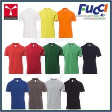 Payper ROME Polo Uomo Manica Corta 100% Cotone Piquet con 3 Bottoni Perlati