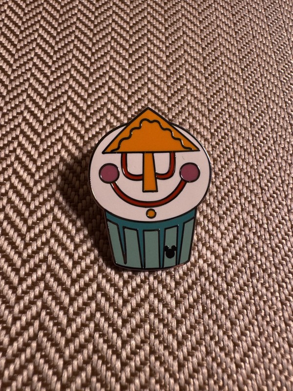 Disney Pin Small World Treat Cupcake Disneyland Hidden Mickey Disney Wave B 2025