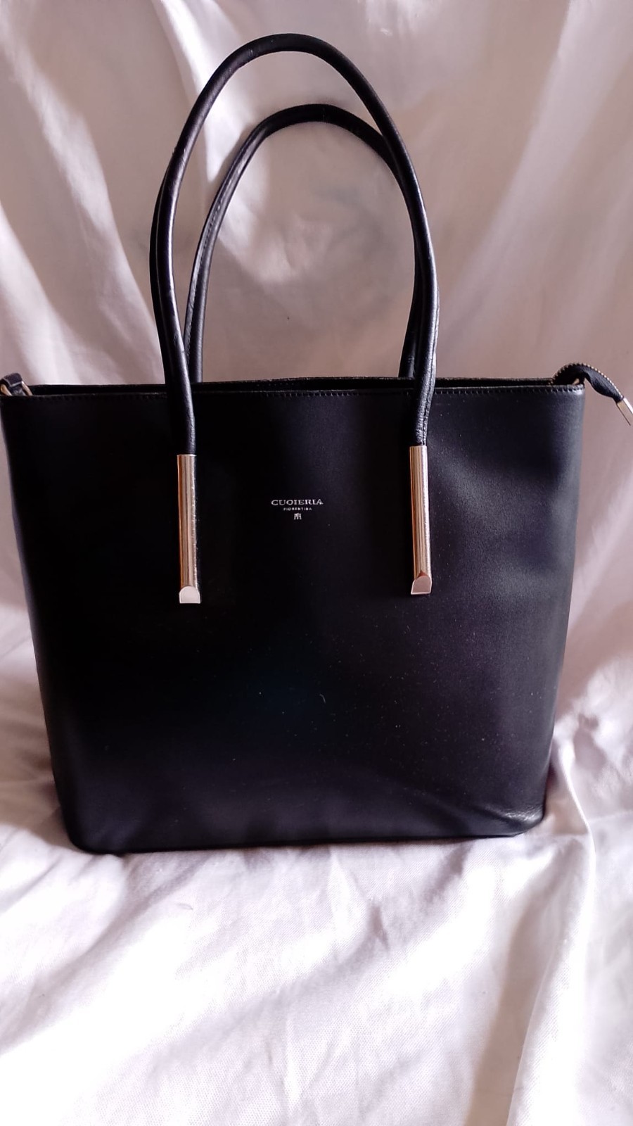 Borsa in pelle "Cuoieria Fiorentina" nera