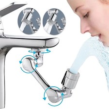 Splash Filter Tap Extend Water Nozzle 1080  Rotation Faucet Extender Aerator 2X