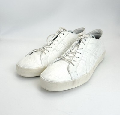 Onitsuka Tiger Fabre Deluxe Sneakers Mens Sz 9.5 White Nippon Made Japan COA