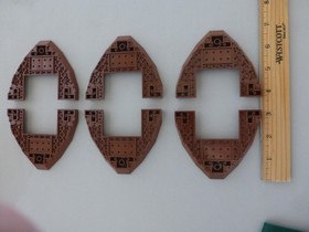 Lego Star Wars 6210 Jabba Sails Barge Hull Pieces