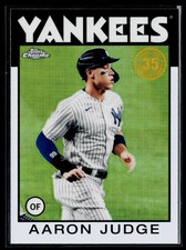 2021 Topps Chrome #86A-AJ Aaron Judge 1986 Topps Baseball 35th Anniversary