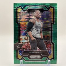 2024 Panini Prizm WWE Prizms Green Pulsar #166 Josh Briggs /25
