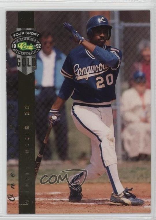 1992 Classic Four Sport Draft Pick Collection Gold Michael Tucker Rookie RC 3c7