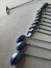 Ladies Right-Handed Golf Club Set Stand Bag 400cc Titanium Blue Ultra Light! 