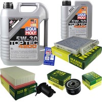 Mann Inspektionspaket 6L Liqui Moly Top Tec 4200 5W-30 FüR Nissan Micra 1.5 Dci
