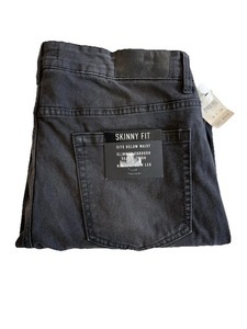 Jeans Homme Elie Tahari - Noir Denim - Taille 34/32 - Coupe Droite - Occasion Très Bon état