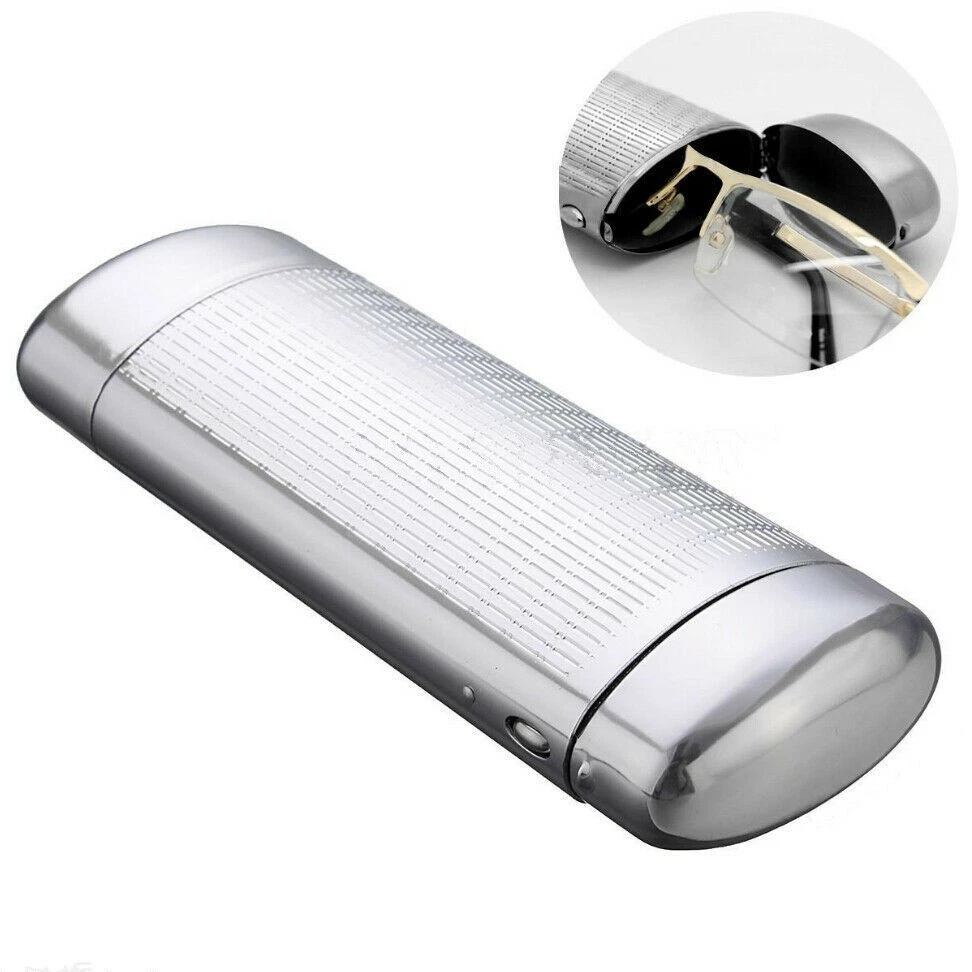 Silver Metal Eyeglass Hard Cases for sale | eBay
