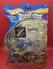 Vintage Hot Wheels Lowrider Custom Bike Blue Gold 55267 Mattel 2001
