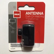 (K) MATCHING TRANSFORMER- convert flat antenna lead to push-on F - RCA VH58R