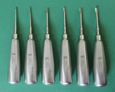 Wurzelheber Elevator Luxierinstrumente in den Größen 2,5 mm, 4 mm und 5 mm