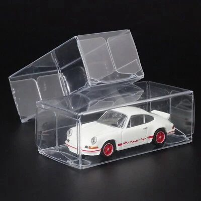 25x PVC Display Box Kunststoff 1:64 Modellautos für Matchbox Hot Wheels TOMICA