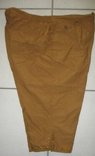 RUBY RD. - PETITE 16P - 100 COTTON BROWN EMBELLISHED CROPPED PANTS