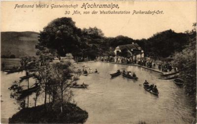 CPA AK Ferdinand Welch's Gastwirtschaft HOCHRAMALPE AUSTRIA (676909)