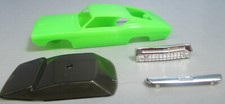 "NEW" DASH GREEN TORINO TJET BODY GREY WINDSHIELD 