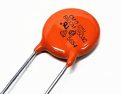Ceramic Disc Audio Capacitor 0.0068 MFD 250VAC 2000VDC Cera-Mite 125LD68 - NEW
