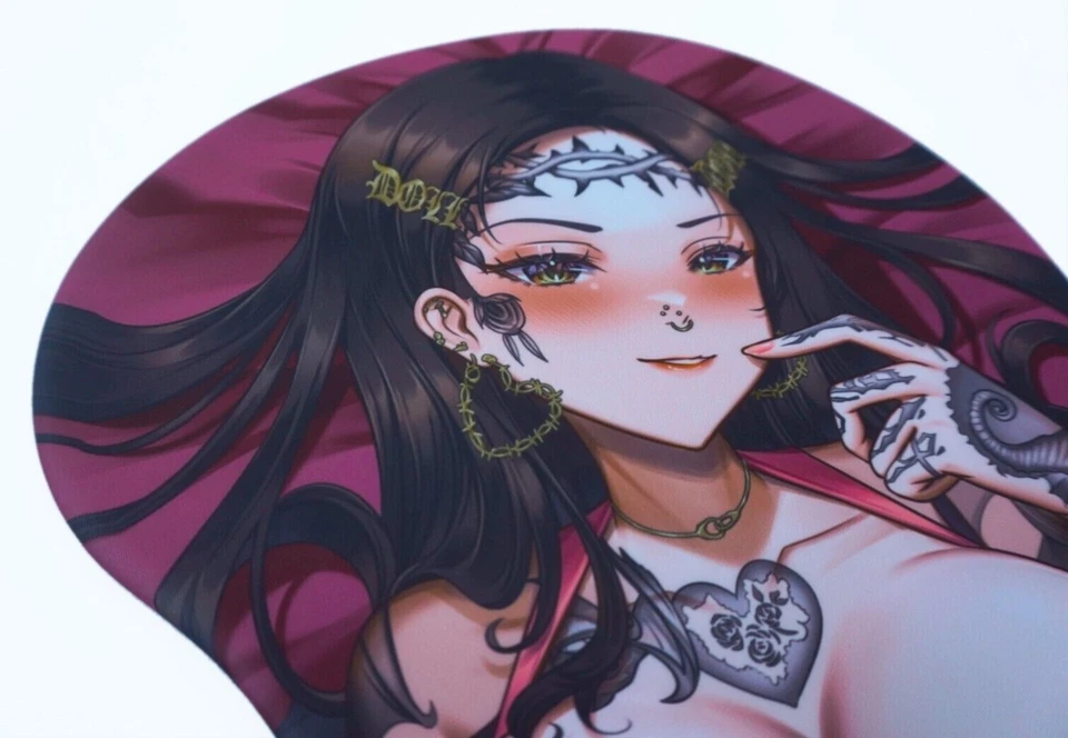 AVAILABLE NOW! Lotteoddities Booba Mouse Pad (anime girl 3d mouse pad) - Image 4 of 4