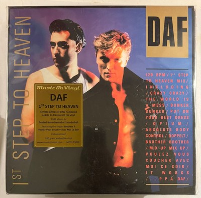 DAF   1ST STEP TO HEAVEN - MOV LTD 1000 TRANSLUCENT RED MOVLP3059 VINYL LP - 20