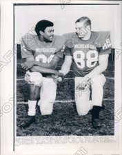 1969 Michigan State University Football Captains Foreman & R Saul Press Photo