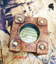 Antique Pocket Compass with Case Vintage Nautical Maritime Collectible Gift